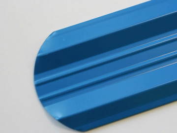 Штакетник Эко, М-образный, 95 мм, (0,45 мм), Полиэстер односторонний, RAL 5015 Небесно-голубой